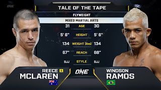 Reece McLaren vs. Windson Ramos | ONE Championship Full Fight