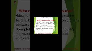 Performance Testing Using LoadRunner Training||YouTube Short||