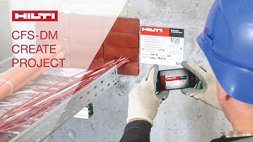 HOW TO create a project in Hilti firestop documentation software CFS-DM