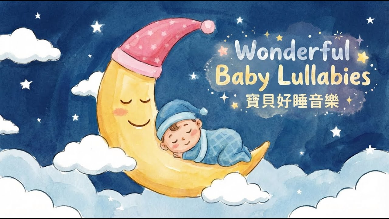 寶寶音樂 ( Vol 1 ) - 2小時 寶寶好睡音樂 🌙  舒緩寶寶情緒、深層助眠的寶寶水晶音樂 | Wonderful Baby Lullabies