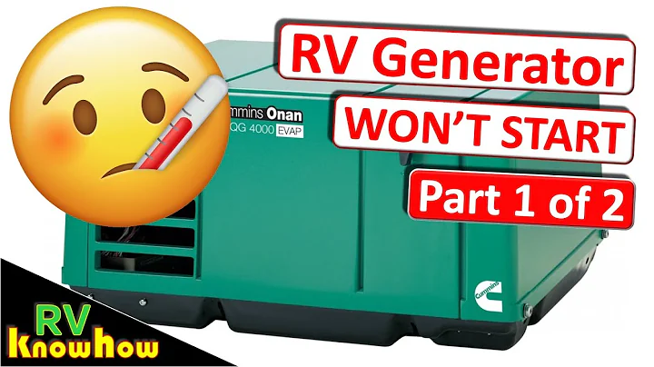 Troubleshooting Your RV Generator: Part 1 - Fixing Start-up Issues