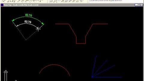 How to Insert Angular Dimensions
