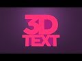 Create a 3D Text Effect Illustrator Tutorial
