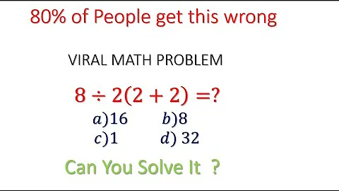 Viral Math Problem | BODMAS /PEMDAS Rule | #shorts  #maths #olympiad #mathstricks