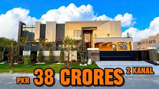 2 Kanal Ultra Luxury Corner House | DHA Phase 6 Sector E | Cinema, Pool | Full House Tour