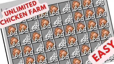 SIMPLE 1.18 AFK CHICKEN FARM TUTORIAL in Minecraft Bedrock (MCPE/Xbox/PS4/Switch/Windows10)