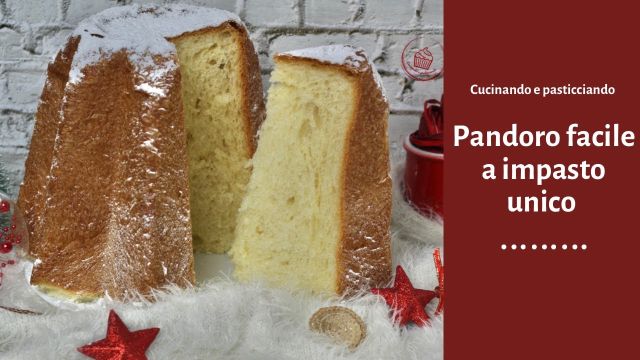 PANDORO FACILE A IMPASTO UNICO- SUPER SOFFICE🎄🎄🎄