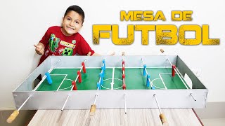 MESA DE FUTBOL PARA NIÑOS PASO A PASO 2022