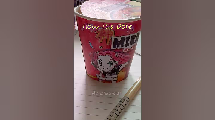 Spicy Mira Cup Ramen Unboxing & Play / K-Pop Demon Hunters parody