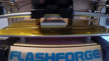 GoPro timelapse of FlashForge 3D printer making a Gordian Knot