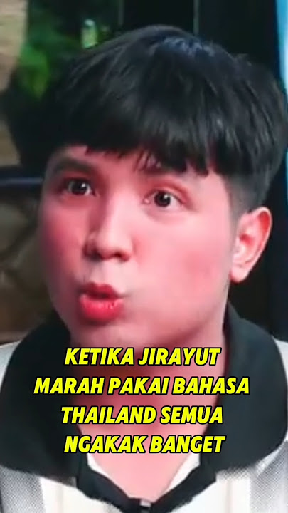 ketika jirayut marah pakai bahasa Thailand praz ngakak banget #podcast #jirayut #prazteguh #shorts