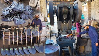 How To Make Shovels Inside The Small Factory || Amazing Shovels Manufacturing Process.