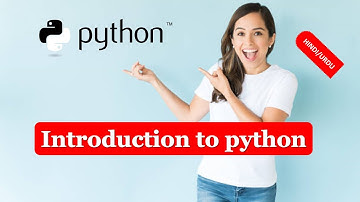 Introduction to python | Python Programming | Python Programming Introduction HINDI URDU PART 1