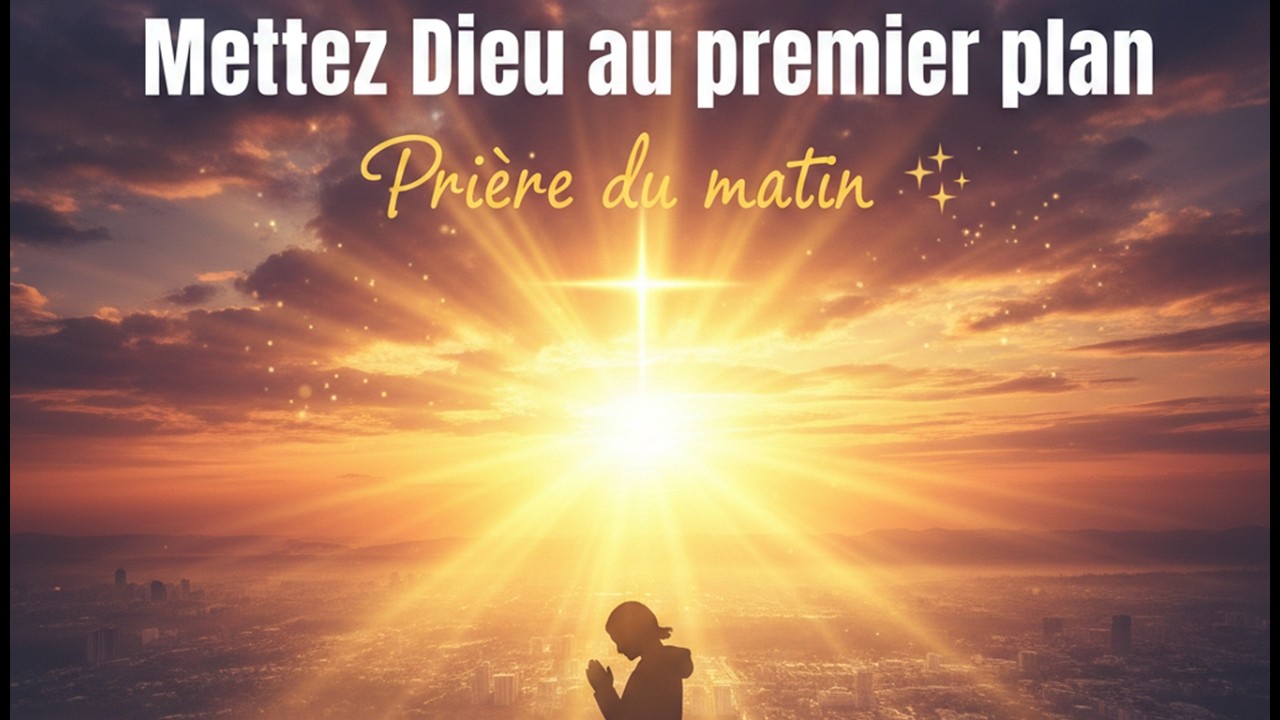 🌅 Mettez Dieu au premier plan et voyez comment tout change | Prière du matin ✨