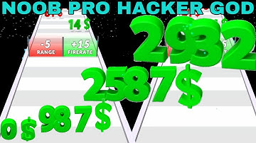 Digit Shooter Max level : NOOB VS PRO VS HACKER VS GOD  @playgame24dia