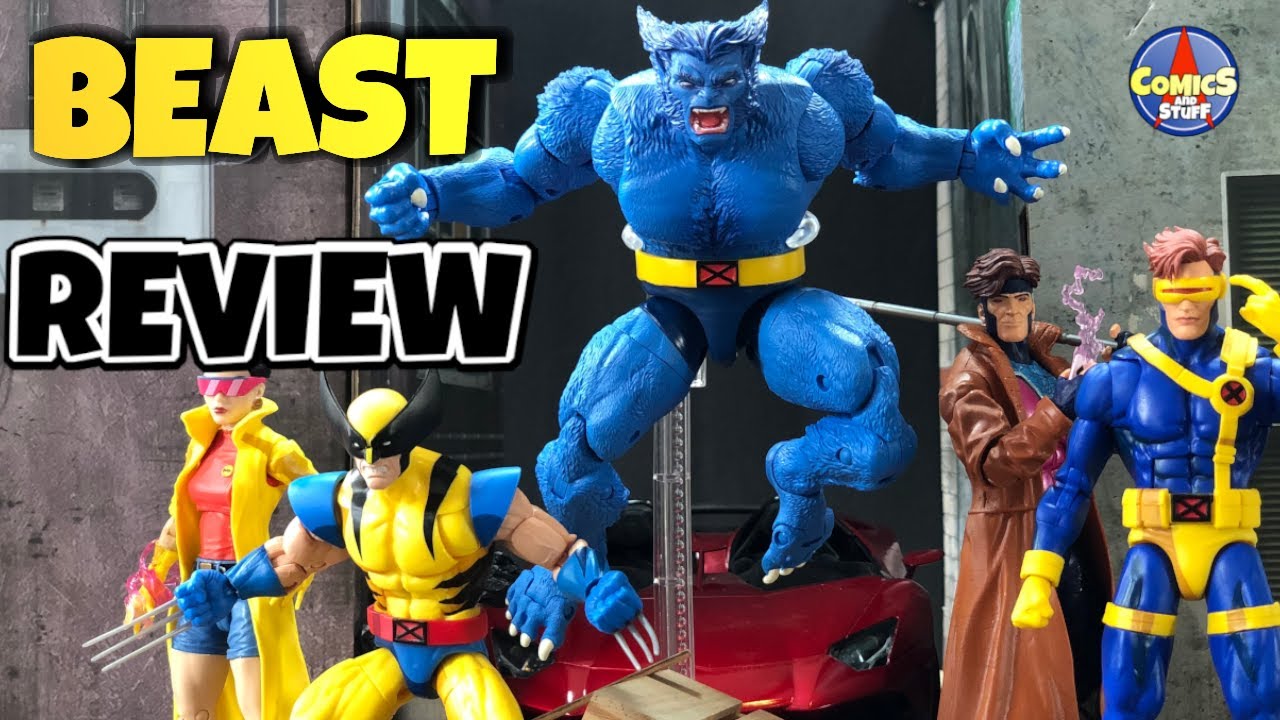 Marvel Legends Retro Card BLUE BEAST Hasbro X-men Action Figure