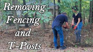 Removing Fencing And T Posts