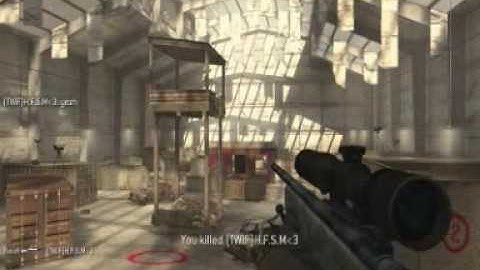 CoD4 No Scope on KillHouse