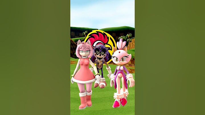 SONIC - AMY or BLAZE ALL SIZE SHIN SONIC TAPES FAMILY - GREEN HILL in Garry's Mod