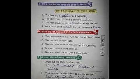 STD II, MORAL SCIENCE, REVISION, CH 2,(PART 2), PG 12 & 13