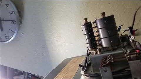 Standard Electric Time 1956 AR2 Master Clock Supplying To Five Secondaries