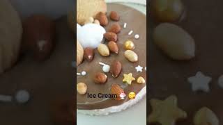 the best ice cream ?nougat & chocolate ice cream cake easyrecipe explore shorts recipeoftheday