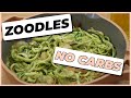 ¡ZOODLES! Pasta al pesto SIN CARBS