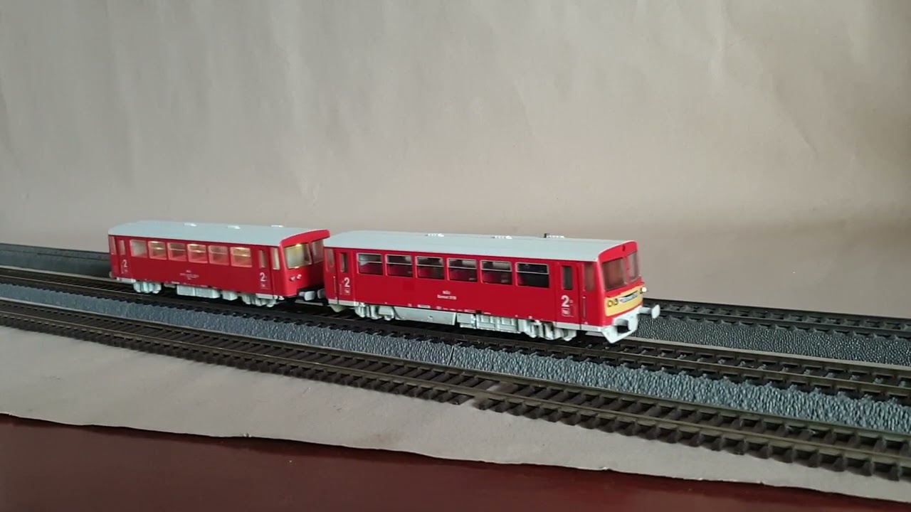 H0 MTB Bzmot 018 és Bzx Motorvonat - DCC - Hanggal