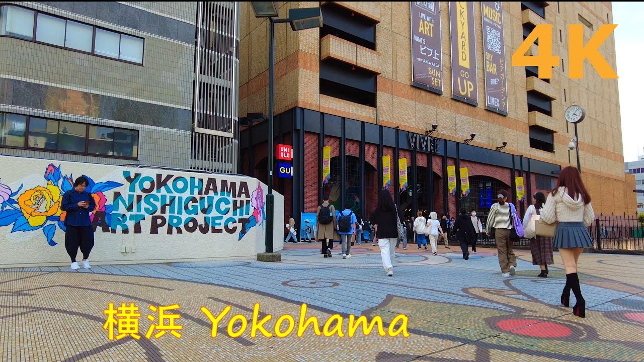 【4k】Kanagawa walk-Yokohama Station💝⭐横浜駅周辺を散歩