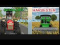 JUTAI Vs KATAI  indian vehicle simulator#tractor and harvester #challeng game #viral #video#trending