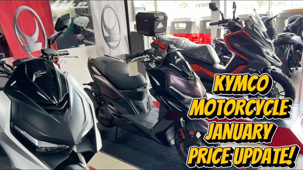 Kymco Motorcycle January Price Update! All Units Langga Gail