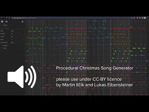 Christmas Music Procedural Generated Song 140 bpm | CC BY licence music