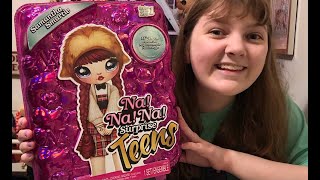 New Na Na Na Surprise Teens Series 1 Plush Fashion Doll Samantha Smartie - Unboxing & Review