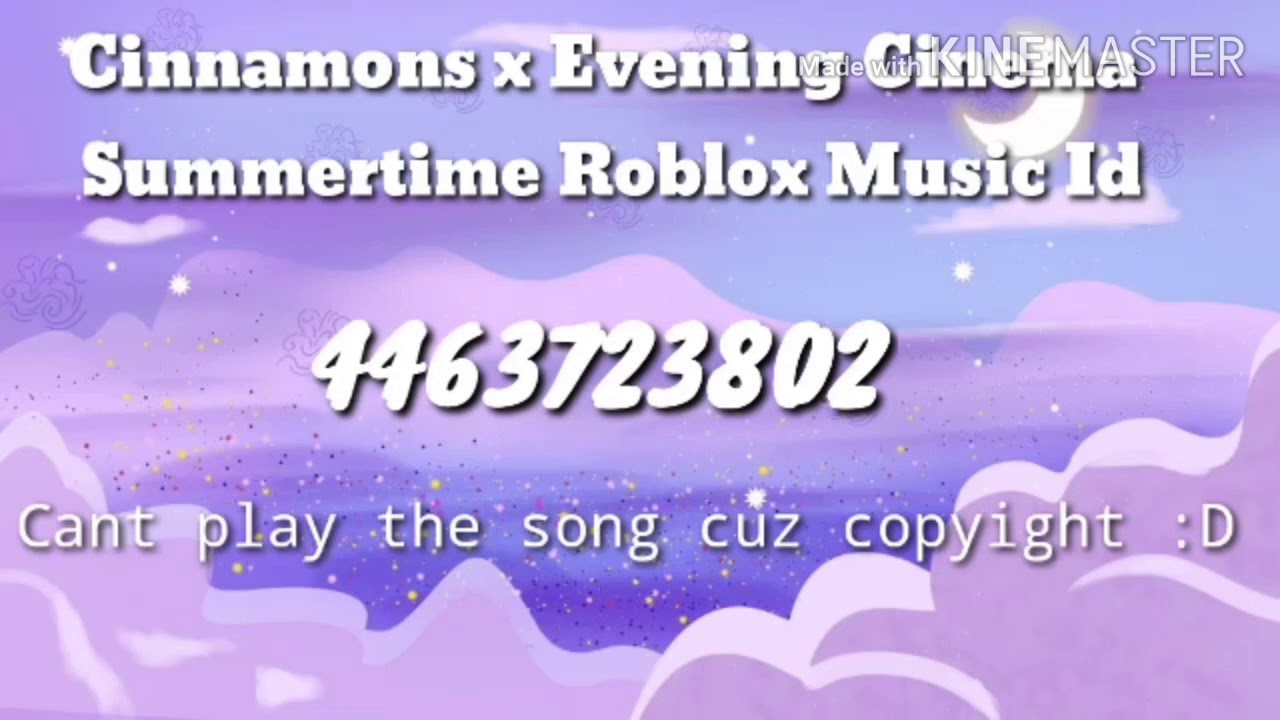 Cinnamons X Evening Cinema Summertime Roblox Song Id Youtube - suspense music roblox id