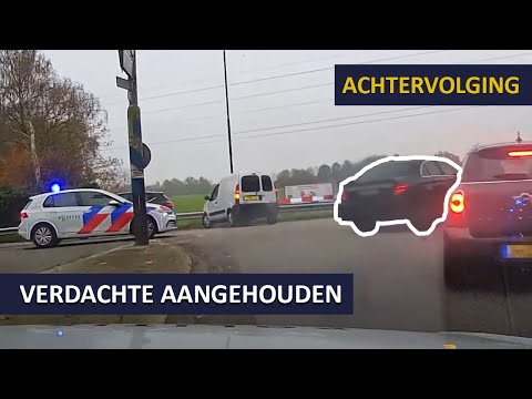 Politieachtervolging | Mercedes AMG | Verdachte aangehouden | + 250 km/u