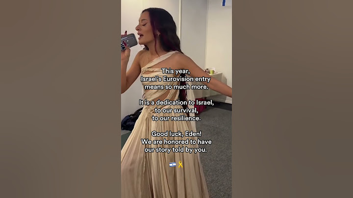Eden Golan's Eurovision Sings Hurricane Live