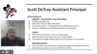 Freshmen Orientation  School Attendance Procedures