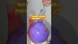“Paint + Water = Crazy Magic 🤯🌈”#VisualASMR#ArtInWater#RelaxingVisuals