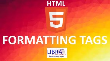 FORMATTING TAGS (part 2)