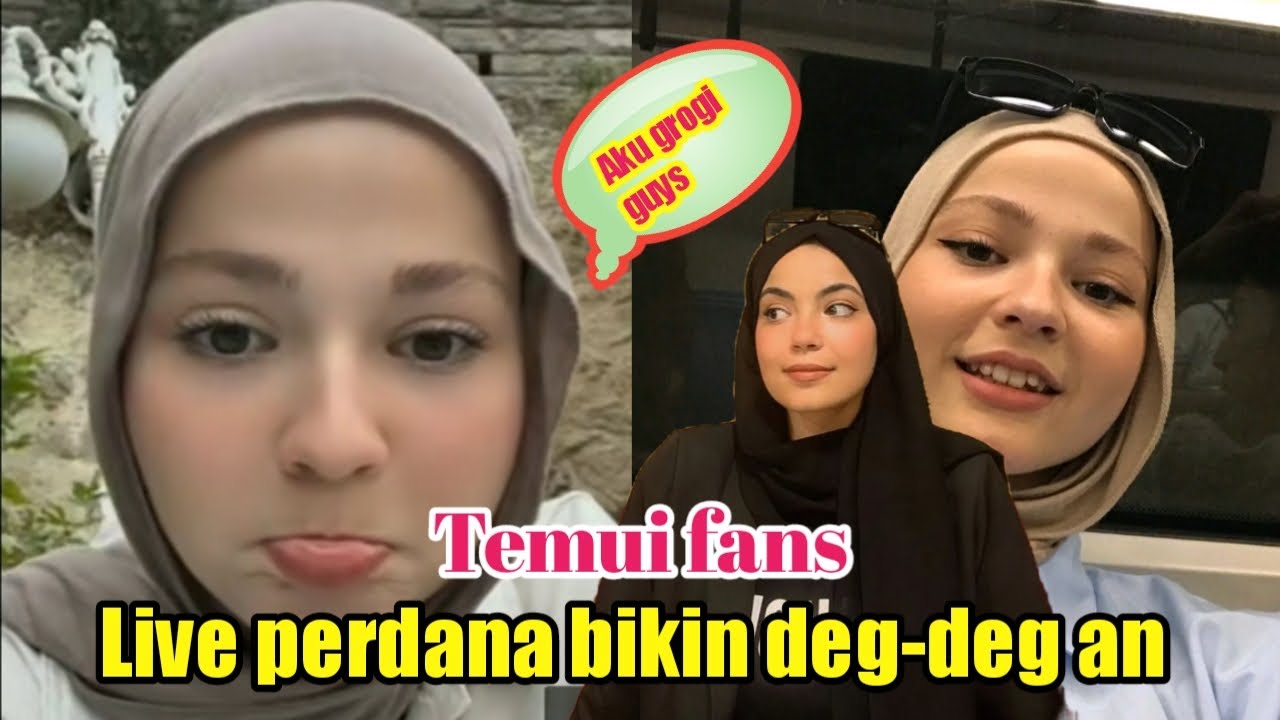live tik tok perdana Tugba agak grogi ( inilah alasanya live tiktok