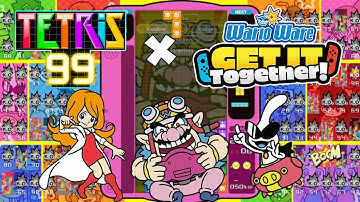 Tetris 99 (Nintendo Switch): WarioWare: Get it Together Theme Event