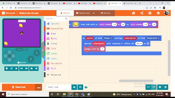 how to make a game in arcade makecode (lemon leak)