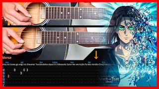 Attack on Titan: The Final Season Part 2 ED - Akuma no Ko | Acoustic Guitar Lesson [Tutorial + TAB]