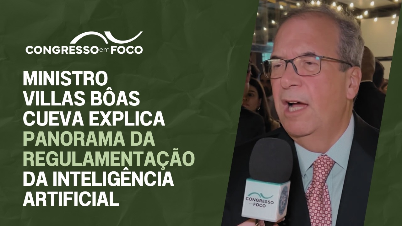 Ministro Villas Bôas Cueva explica panorama da regulamentação da inteligência artificial