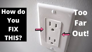 Electrical Outlet NOT SQUARE!!! How to fix this!