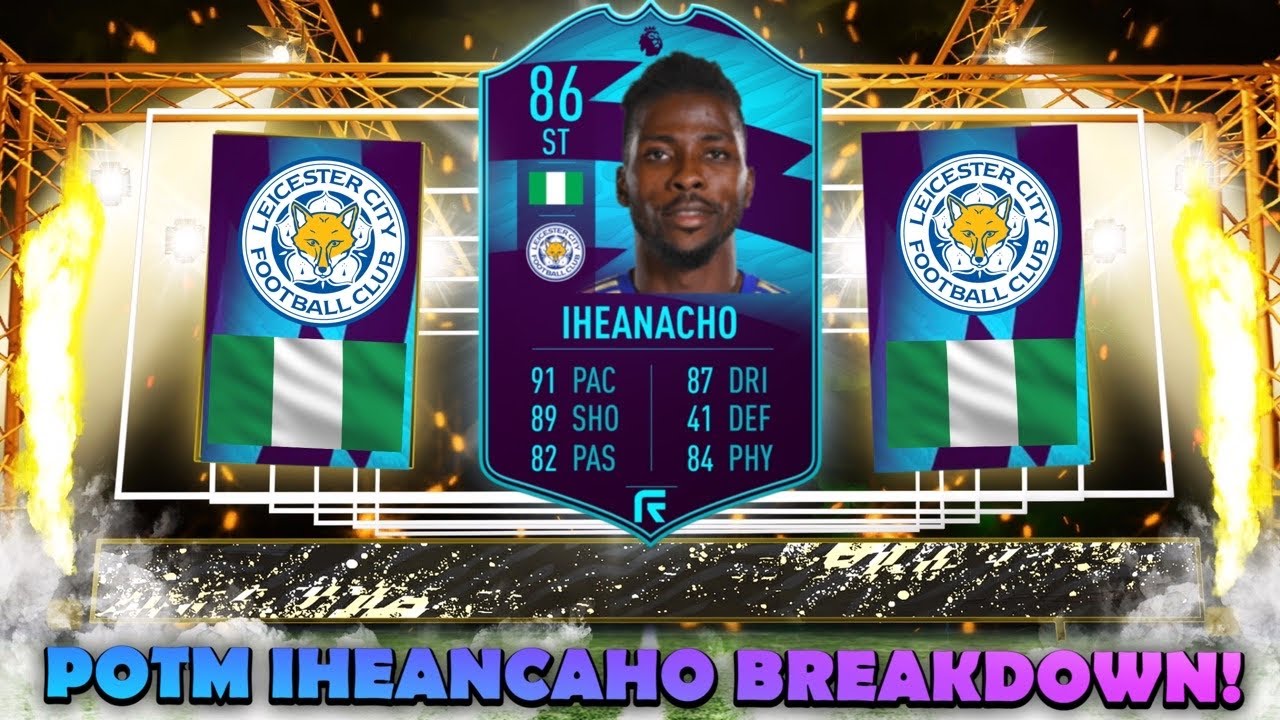 WORTH IT? 86 POTM IHEANACHO BREAKDOWN! (PL POTM KELECHI IHEANACHO REVIEW) - FIFA 21