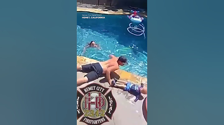 Firefighter rescues 1-year-old son after toddler falls into pool, almost drowning #Shorts