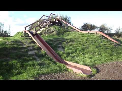 Head first down the slide