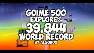 Goime 500 Explore% Speedrun | 39.844 (WR)