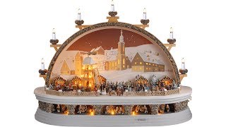 Großer Schwibbogen Weihnachtsmarkt Am Molchner Stolln Zu Pobershau Von Klaus Kolbe